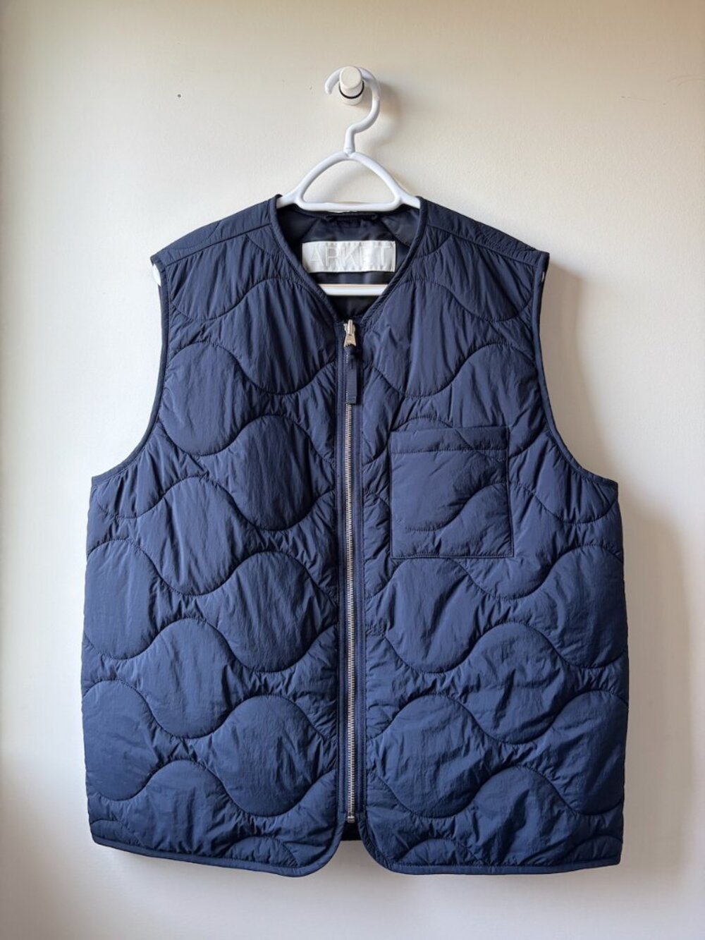 Arket Quilted Liner Vest (Large)
